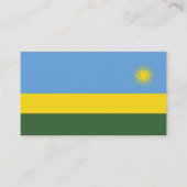 Ruanda-Flagge Visitenkarte (Vorderseite)