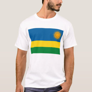 Ruanda-Flaggen-T - Shirt