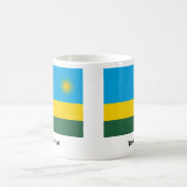 Ruanda-Flaggen-Tasse Kaffeetasse (Mittel)