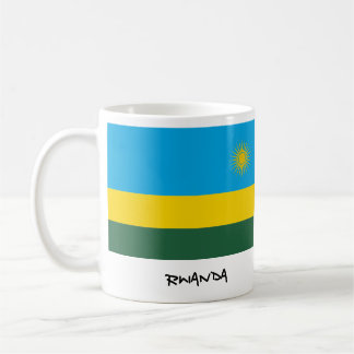 Ruanda-Flaggen-Tasse Kaffeetasse
