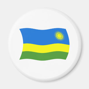 Ruanda-Flaggenmagnet Magnet