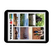 Ruanda - I Liebe - Magnet (Horizontal)