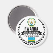 Ruanda Magnet (Vorderseite/Rückseite)