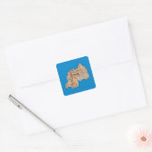Ruanda Map Sticker (Umschlag)