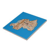 Ruanda Map Tile Fliese (Seite)