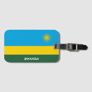 Ruanda National Flag Patriotic Gepäckanhänger