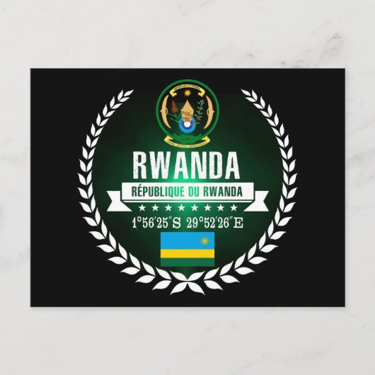 Ruanda Postkarte (Vorderseite)