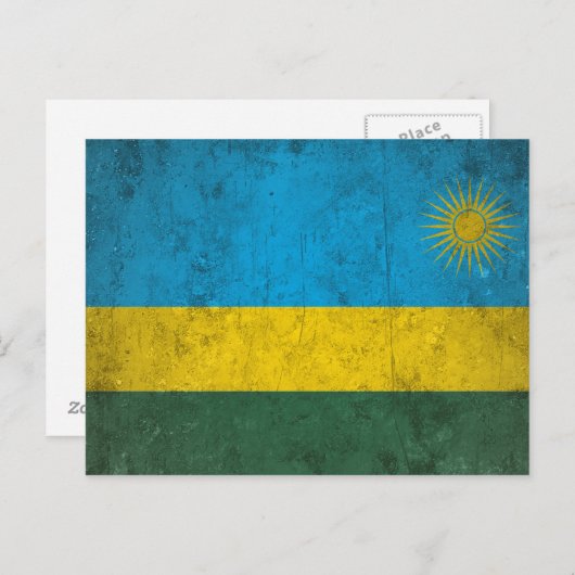 Ruanda Postkarte (Vorne/Hinten)