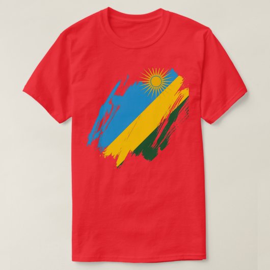 Ruanda Repubulika yx27u Ruanda Rpublique du Ruanda T-Shirt (Design vorne)