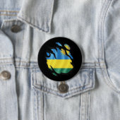 Ruanda Ripped Flag Button (Beispiel)