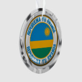 Ruanda Round Emblem Ornament (Vorderseite)