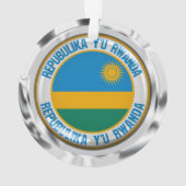 Ruanda Round Emblem Ornament (Rückseite)