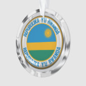 Ruanda Round Emblem Ornament (Vorderseite)
