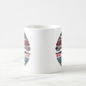 Ruanda Ruanda Britisch-UK Tree Roots Flag Kaffeetasse (Mittel)