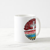 Ruanda Ruandisch Schweizer Schweiz Baum Wurzel Kaffeetasse (VorderseiteRechts)