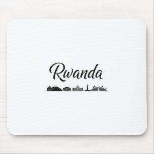 Ruanda Skyline Reise-Outfits für den Urlaub Mousepad