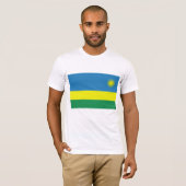 Ruandas Flagge T-Shirt (Vorne ganz)