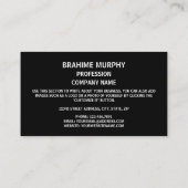 Ruandische Flagge, Flagge Ruandas Visitenkarte (Rückseite)