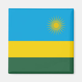 Ruandische Flagge (Ruanda) (afrikanisches Land) Magnet