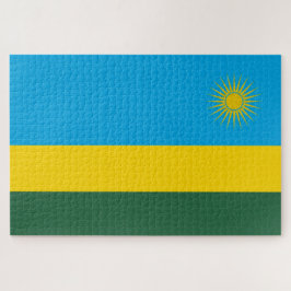 Ruandische Flagge (Ruanda) (afrikanisches Land) Puzzle