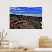Ruapehu und der Ngaurahoe Poster (Küche)
