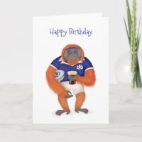 Ruaridh, Rugby-Orang-Utan-Geburtstagskarte