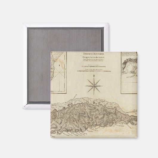 Ruatan oder Rattan Magnet (Vorderseite/Rückseite)