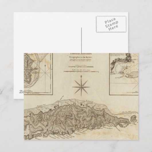 Ruatan oder Rattan Postkarte (Vorne/Hinten)