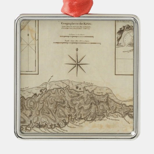 Ruatan oder Rattan Silbernes Ornament (Vorne)