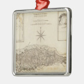 Ruatan oder Rattan Silbernes Ornament (Links)