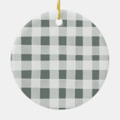 Ruatic Woodland 1. Weihnachten als Familie der dre Keramik Ornament (Hinten)