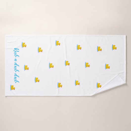 Rub A Dub Dub Duck Badehandtuch (Badehandtuch)