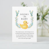 Rub-A-Dub-Dub, gelbe Gummihandbücher für Kinder Begleitkarte (Stehend Vorderseite)