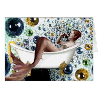 Rub-a-dub dub, Meerjungfrau in einer Wanne!