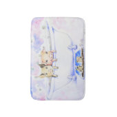 Rub a Dub Dub Piggies in der Tube Malerei Badematte (Vorderseite Vertikal)