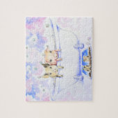 Rub a Dub Dub Piggies in der Tube Malerei Puzzle (Vertikal)