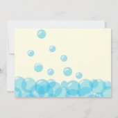 Rub A Dub Dub, Rubber Ducky Baby Dusche Einladung (Rückseite)