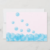 Rub A Dub Dub, Rubber Ducky Baby Dusche Einladung (Rückseite)