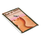 Rub' al Khali Saudi Arabien Urlaubsposter. Magnet (Rechte Seite)