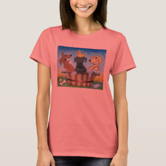 Rub ein Dub-Duo 3 Labradore in einem Tub-Shirt T-Shirt
