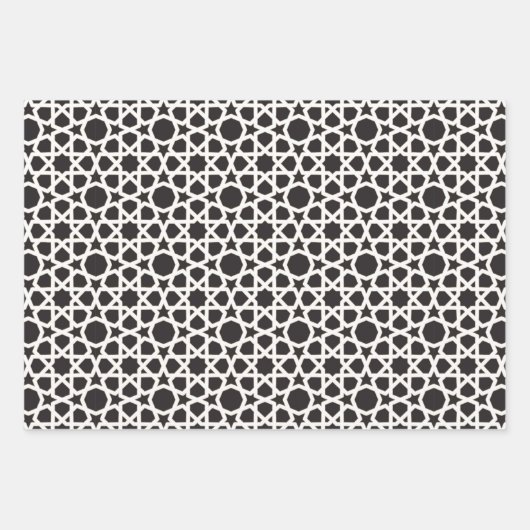 Rub El Hizb Pattern Geschenkpapier Set (Vorderseite 3)