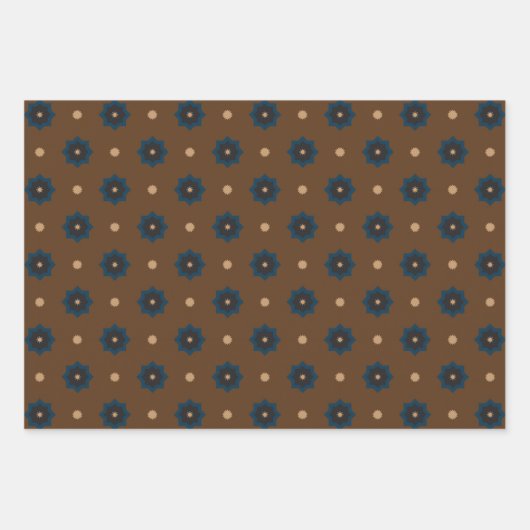 Rub El Hizb Pattern Geschenkpapier Set (Vorderseite)