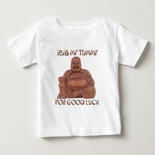 RUB MEIN TUMMY FÜR VIEL GLÜCK-T - Shirt (Vorderseite)