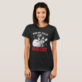 Rub meine Balls für Viel Glück Funny Bowler & Bowl T-Shirt (Vorne ganz)