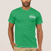 Rub mich zum Glück. Kleeblatt St.Patrick's Day T-Shirt (Vorderseite)