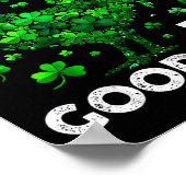 Rub My For Good Luck Funny St Patrick's Day Chicke Poster (Ecke)