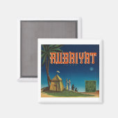 Rubaiyat Vintag Crate-Etikett Magnet (Vorderseite/Rückseite)