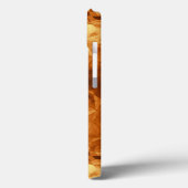 Rubbed Gold Foil Design Case-Mate iPhone Hülle (Rückseite / Links)