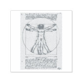 RUBBER-BRIEFMARKE: LEONARDO DA VINCI: VITRUVIER PERMASTEMPEL (Design)