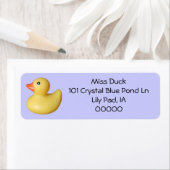 Rubber Duck Address Labels (Insitu)